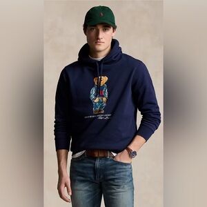 Polo Ralph Lauren Navy Polo Bear Hoodie